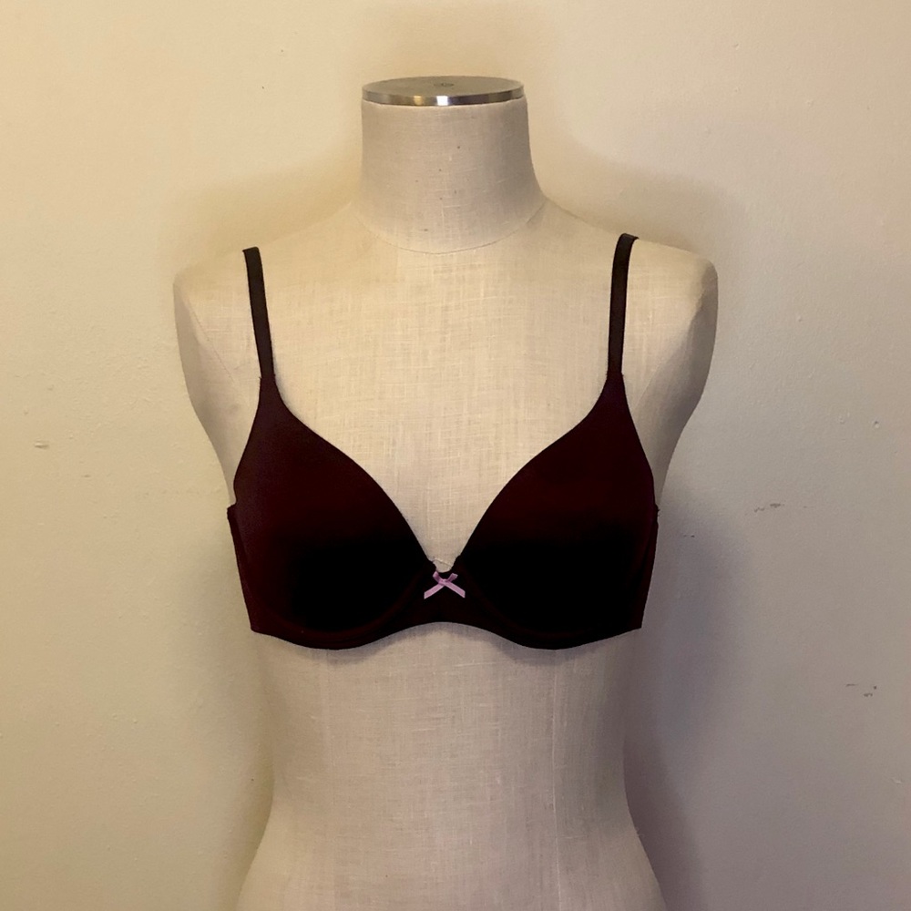 Plum lightly lined aerie bra